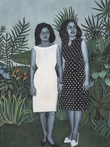 Painting, Soheila Sokhanvari, Two Objects Black and White, 2017, 62743