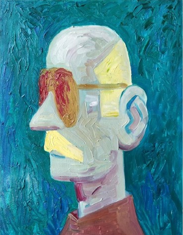 Painting, Milad Mousavi, Self Portrait, 2021, 48259