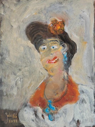 Painting, Hoseinali Zabehi, Femme Hallucinating, 2022, 64877