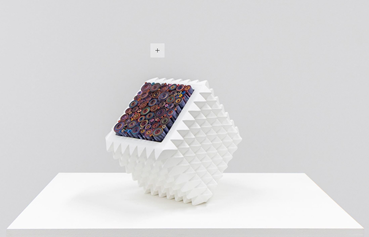 Mixed media, Hadieh Shafie, Aubergine 4, 2021, 82772