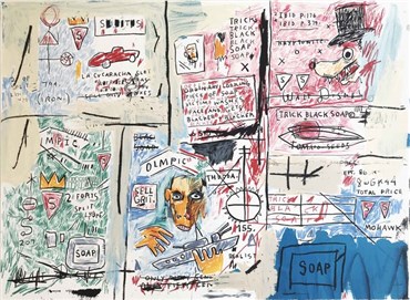 , Jean Michel Basquiat, Olympic, 1982, 22713