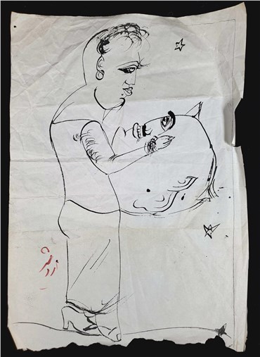 Drawing, Ardeshir Mohassess, Untitled, , 39751