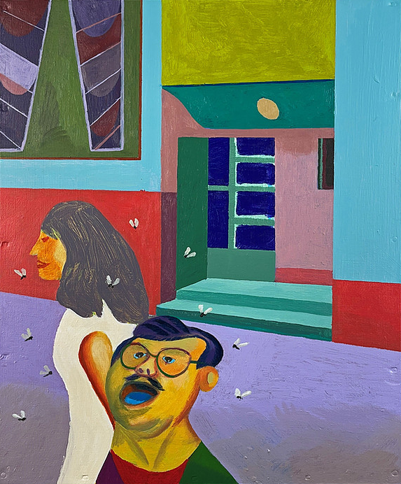 Morteza Khakshoor, A Heap of Flies, 2020