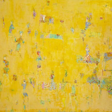 Painting, Reza Derakshani, Yellow Hunt Yellow, 2015, 62168