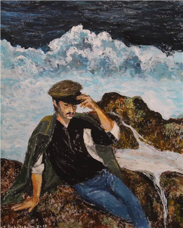 Painting, Niaz Babatabar, Rock Soldier, , 27430