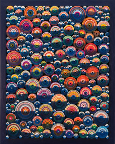 Works on paper, Hadieh Shafie, Saayeha Phalo Blue, 2023, 75585