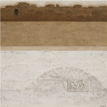 Painting, Gholamhossein Nami, Desert, 1999, 5236