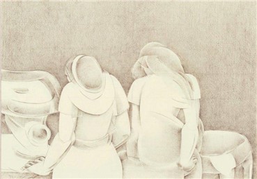 Works on paper, Mehdi Hosseini, Untitled, 1988, 19830
