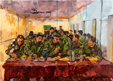 Painting, Amirhossein Akhavan, First Supper, 2014, 8981