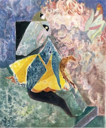 Painting, Pardis Amerian, News for the Mountain Carver, 2020, 77845