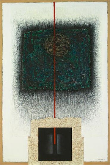 Painting, Gholamhossein Nami, Red Line, 2003, 5240