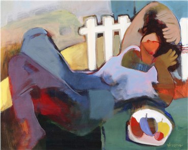 Painting, Hessam Abrishami, A Woman's Dream, , 37819