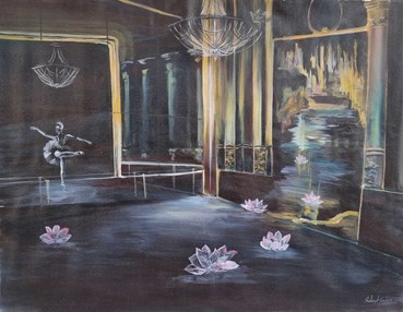 Painting, Shahrzad Pendar, Ballet Hall, 2021, 57090
