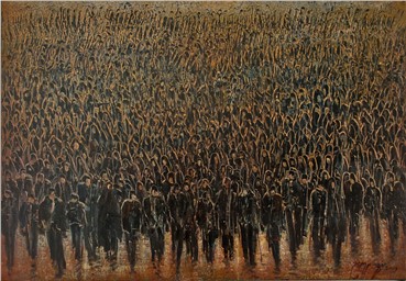 Painting, Manouchehr Niazi, Crowd of Women, 2009, 8777
