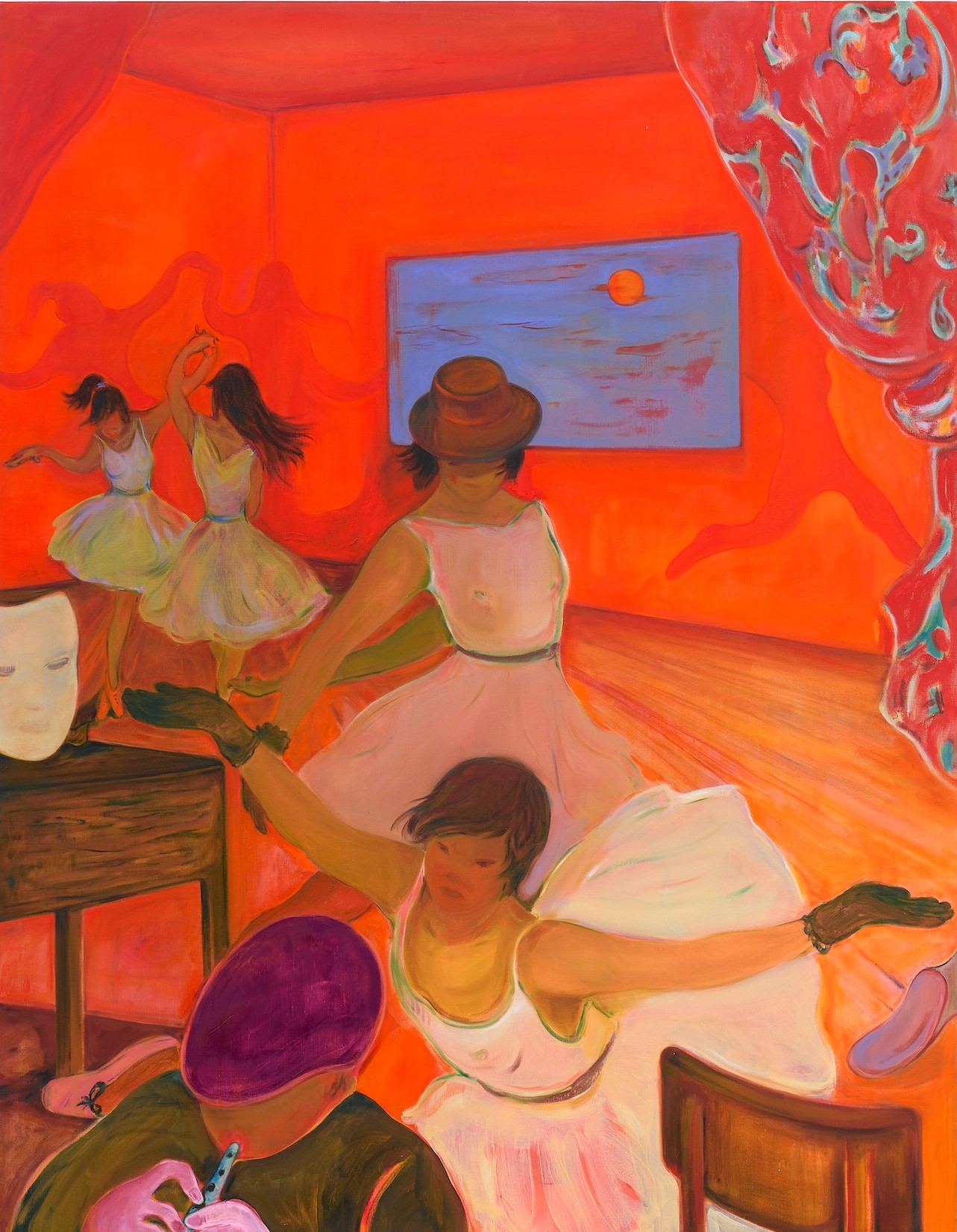 Nastaran Shahbazi, In the Red Room, 2023