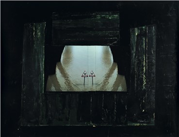 Painting, Behjat Sadr, Les Dangers, 1985, 38330