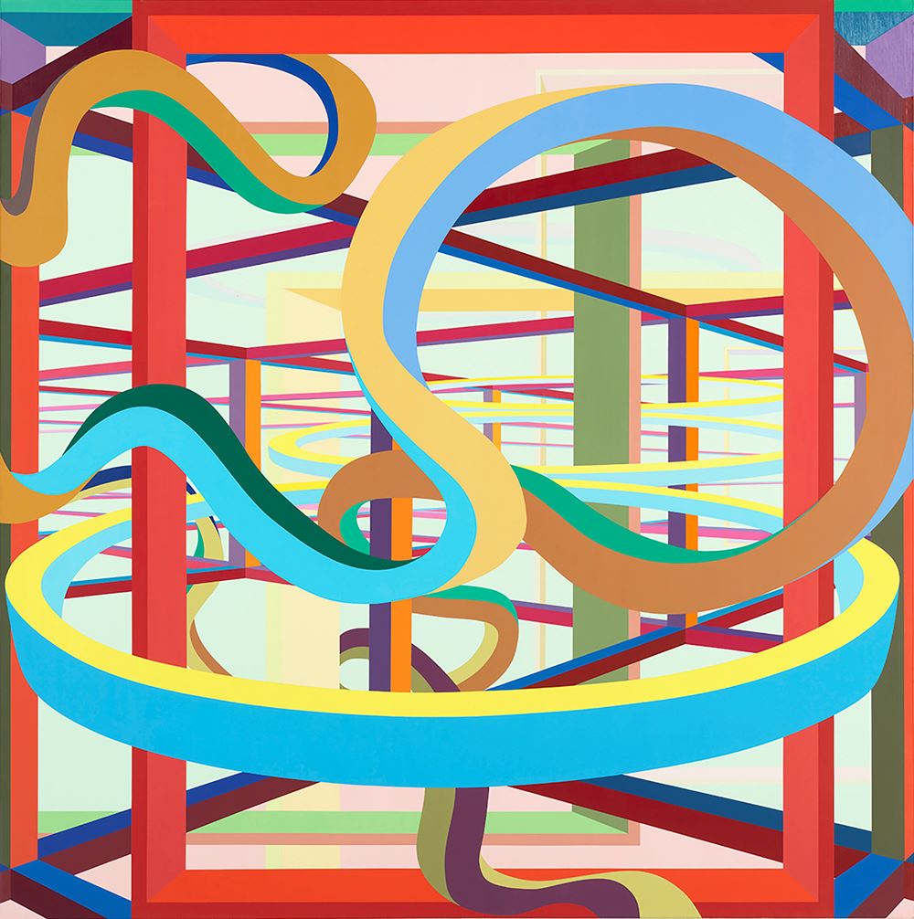 Al Held, Vorcex II, 1984