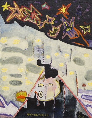Painting, Hanie Sadri, Don't Smoke in Bed, 2016, 37427
