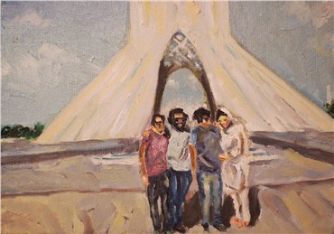 Painting, Keiman Mahabadi, Untitled, 2015, 34357