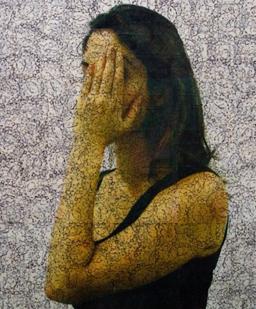 Mixed media, Sepideh Salehi, Mohr Portrait, 2015, 77396