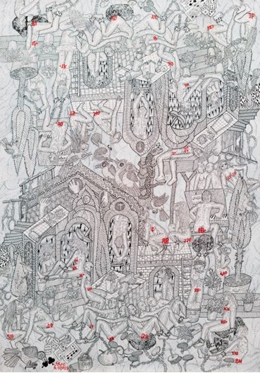 Painting, Ali Akbar Sadeghi, Untitled, 2023, 77368