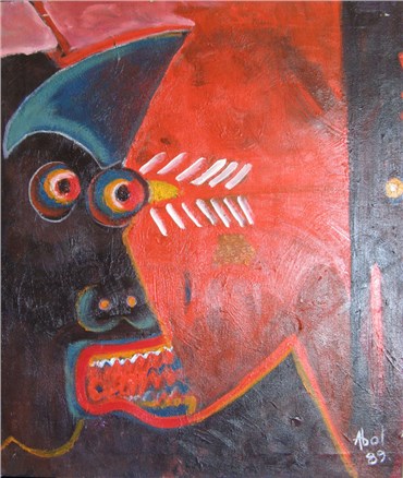 Painting, Abolghassem Atighetchi (Abol), La Crie de King-kong, 1988, 33914
