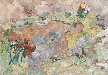 Painting, Bijan Akhgar, Saraw Ghamar Village, 1994, 45975