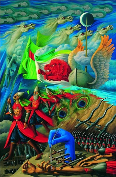 Painting, Ali Akbar Sadeghi, Untitled, 2002, 27574