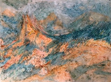 Painting, Anahita Bagheri, Yakhar Valley Galacier, 2021, 48366
