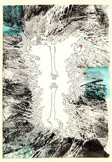 Mixed media, Arash Lahiji, Untitled, 2024, 77037