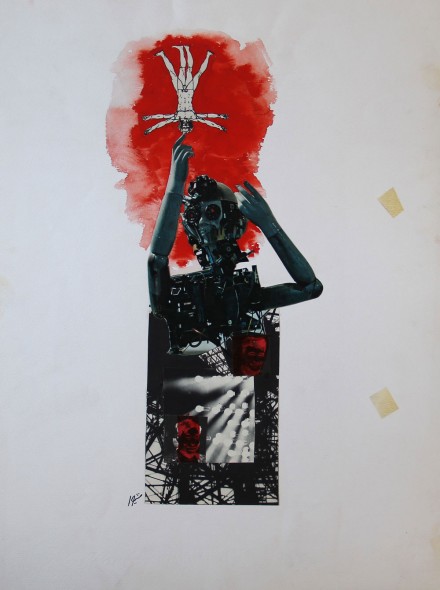 Ghobad Shiva, Illustration for a Story - Tamasha Magazine, 1971