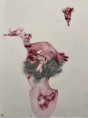 Painting, Behnaz Ghasemi, Untitled, 2024, 77880