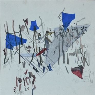 Painting, Yasaman Nozari, Flags, 2020, 28034