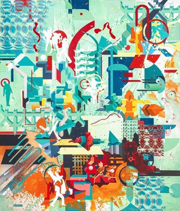 Painting, Sanahin Babajanians, I Was Born in to Such a World where History Would Determine My Fate, 2024, 81970