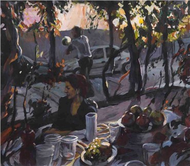 Painting, Omid Bazmandegan, Qani's Garden, 2013, 10426