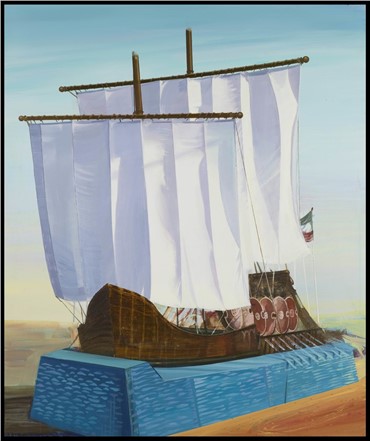 Painting, Mehdi Farhadian, Stagnant Air, 2018, 18214