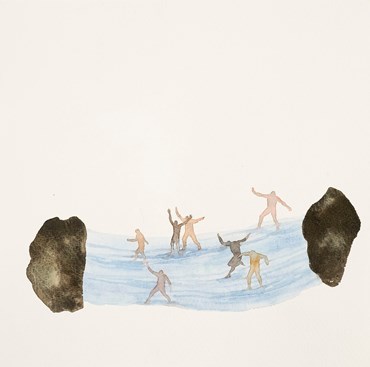 Drawing, Maryam Mohry, We Walked on the River, 2021, 44759