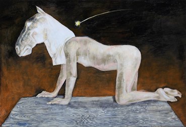 Painting, Omid Hallaj, Comet Sunset, 2005, 76602