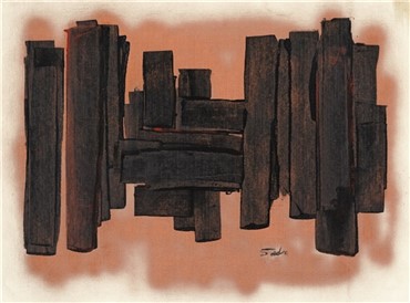 Painting, Behjat Sadr, Untitled, 1965, 7464
