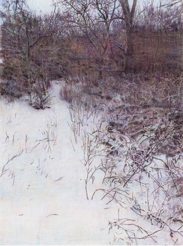 Fatemeh Shakouri, Snowy Day 3, 2024, 0