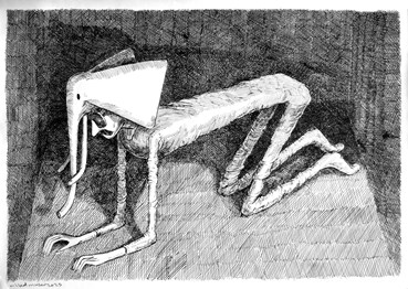 Painting, Milad Mousavi, Elephant in the Dark, 2025, 81774