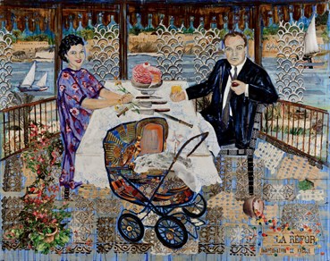 Parinaz Eleish, Portrait of the Artist in a Perambulator, 2025, 14711