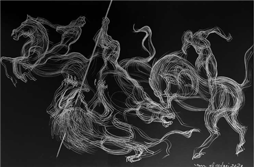 Drawing, Ali Nedaei, Untitled, 2020, 28116
