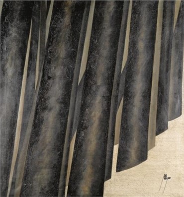 Painting, Sohrab Sepehri, Derakhtan Hamishe (Always the Trees), 1967, 4166