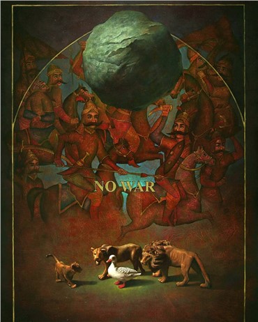 Painting, Siamak Azmi, Our World, , 14471
