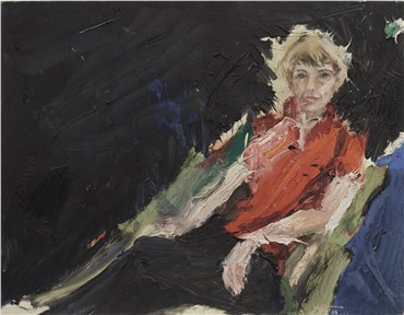Painting, Manoucher Yektai, French Portrait, 1963, 19089