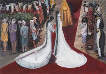 Print and Multiples, Rokni Haerizadeh, The Bride and Groom on Red Carpet, 2013, 17377