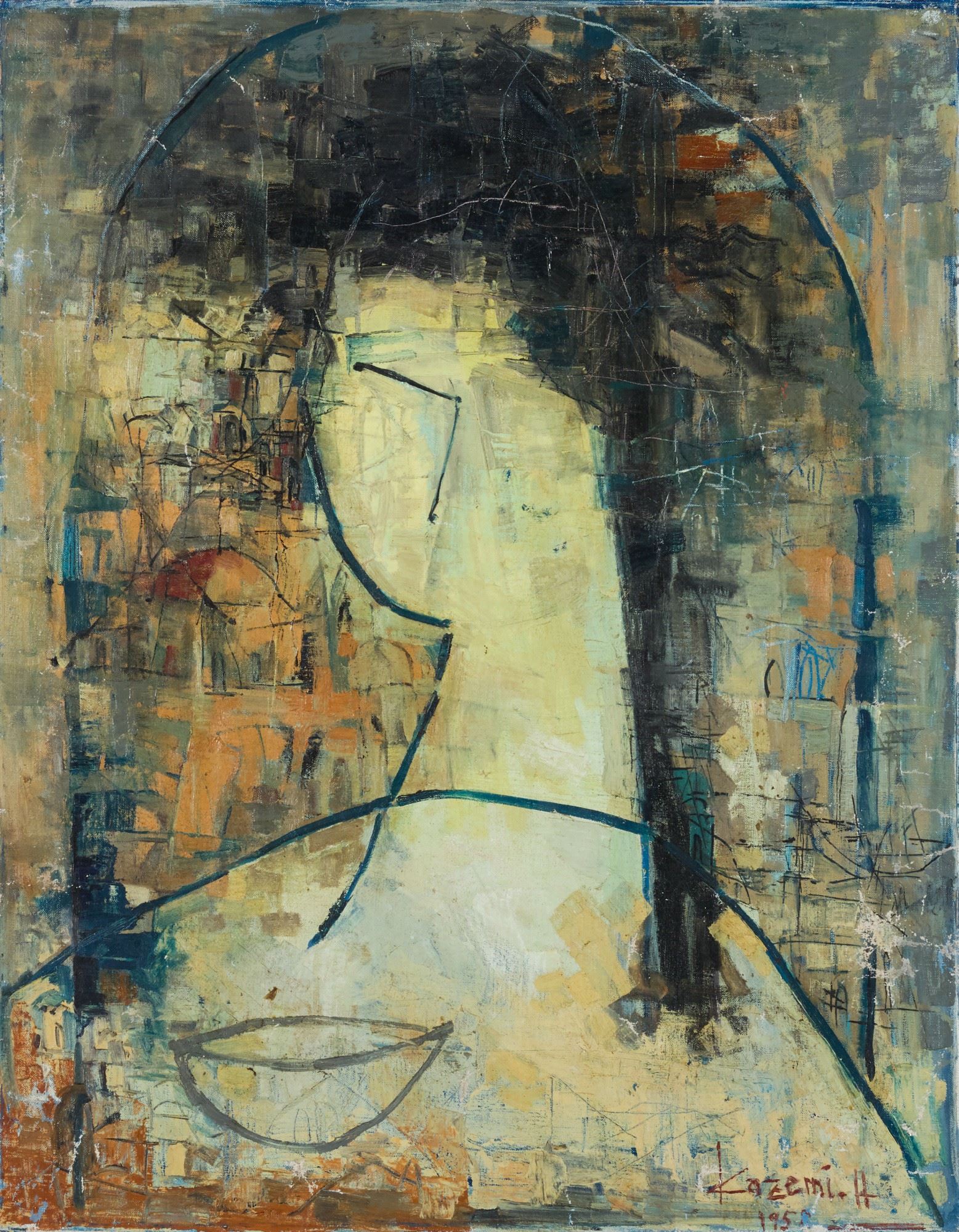 Hossein Kazemi, Untitled, 1958