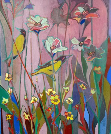 , Charlotte Evans, Birds and Weeds, 2025, 78607