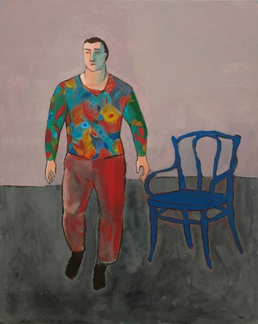 , Sandro Chia, Futuristic Man with a Chair, 2020, 56047